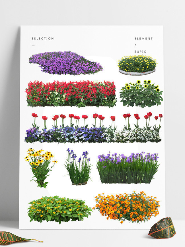 融合與共生 園林花卉之美與機(jī)械設(shè)備的硬朗線條